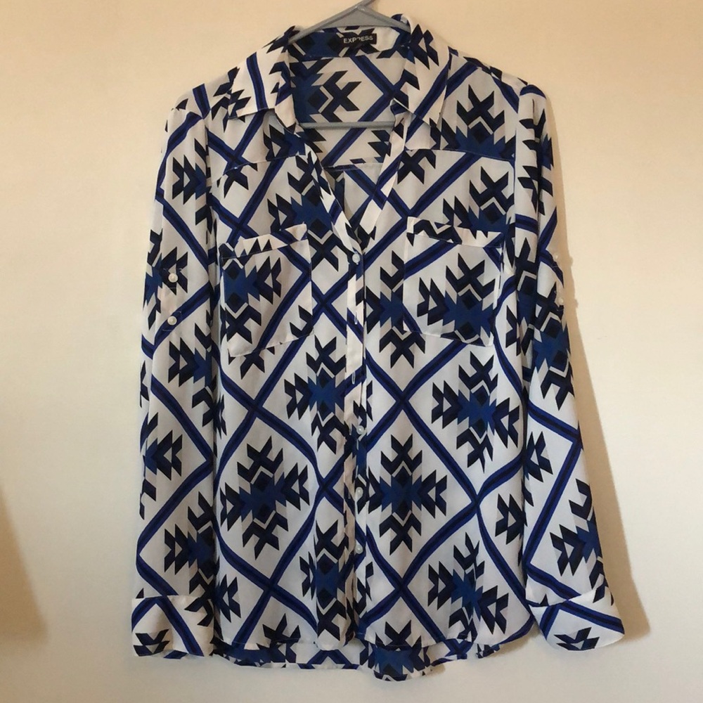 Express Portofino Shirt 💙🖤